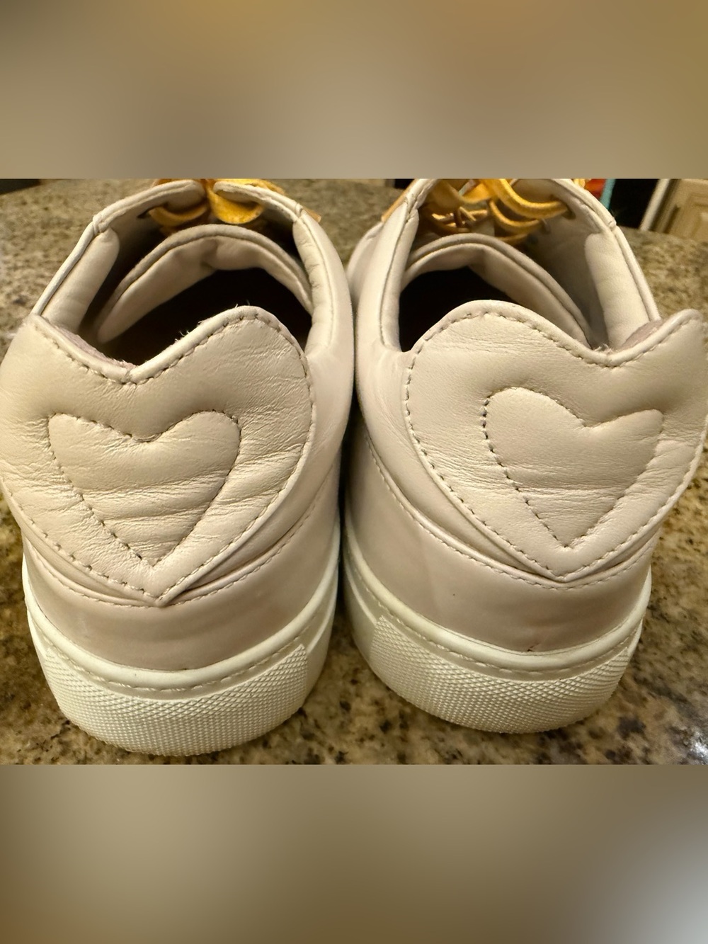 Lulu Guinness Leather &  Suede Sneakers Size 10